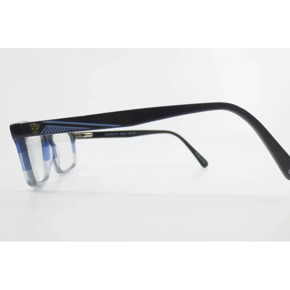 Transformers Hasbro Clutch NAV Eyeglasses Blue Fade Rectangular Frames 49-16-130